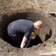 چاه کنی در مشگین شهر