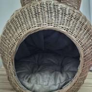 جای خواب گربه و سگ حصیری