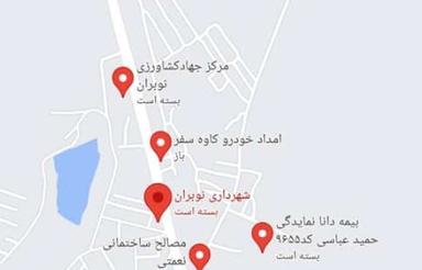 زمین مسکونی آماده جواز وساخت واقع در نوبران
