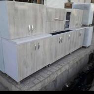 کابینت فلزی درب چوبی