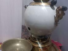 سرویس سماور ست کامل طلایی فقط شیرش کنده شده در شیپور