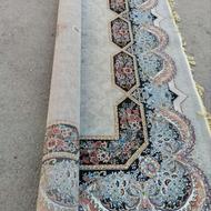 فرش طوسی 12متری تمام‌ نخ وسنگین وزن وکمکار