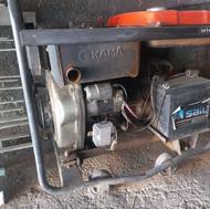 موتور برق کاما 6500استارتی