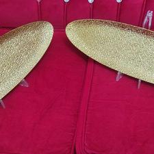 دو عدد دیس سنگ طلایی نو