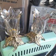 شعمدانی جقت پایه برنجی