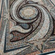 دو تخته فرش 12متری کهکشان سرمه ای 700شانه