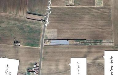 زمین با مجوز گلخانه قلعه تل