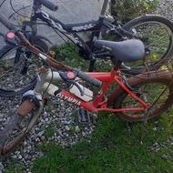 سه عدد دوچرخه بچه گانه کارکرده