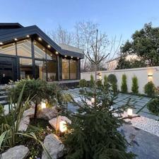 ویلا مدرن با روف بزرگ /سند /سیستم فول هوشمند