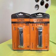 آچار آلن تخت شش ضلعی و ستاره چاقویی برند معتبر دینگی موجود