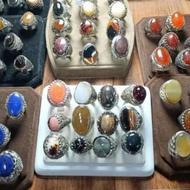 فروش استثنایی انواع انگشتر مردانه زنانه طلا روس نقره کم عیا