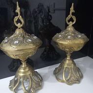 قندان برنز سنگین وقدیمی