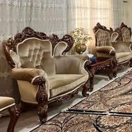 مبل سلطنتی چوب راش گرجستان 9 نفره