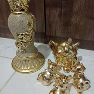 دکوری گلدان و فیل