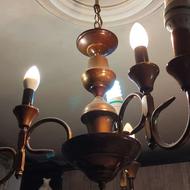 لوستر فلزی طلایی