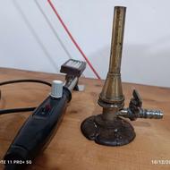 انبر برقی و چراغ بونزن