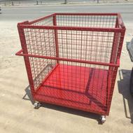 ساخت گاری انباری دستی و سبد لیفتراک انبار