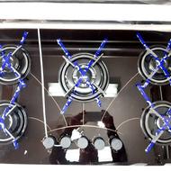 اجاق گاز 5شعله صفحه ای شیشه