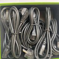 کابل برق سه پین منبع تغذیه کامپیوتر دی-نت طول 1.8 متر