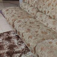 مبل راحتی 6 نفره با پارچه مبلی برجسته