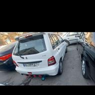 پراید 111.سفید . دولکه رنگ