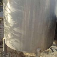 مخزن استیل تکجدار بدون همزن گیربکس 2تن