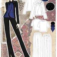 طراحی لباس دستی و دیجیتال