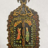 آینه عتیقه نقش و نگار