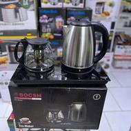 چایساز بوش کنارهمی صفحه شیشه چای ساز بوش صفحه شیشه