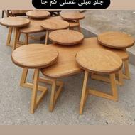 صنایع چوبی قاب آینه قدی صندل میز جلو مبلی