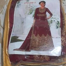 4 دست لباس هندی عربی مجلسی پارچه