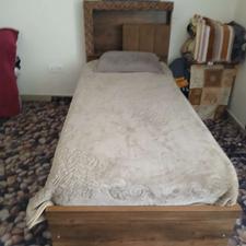 تخت یکنفره همراه تشک