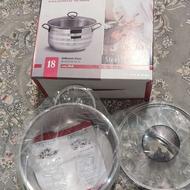 قابلمه 3 نفره استیل دیلوکس