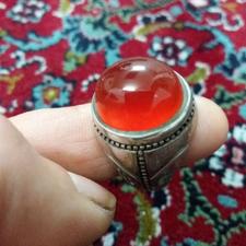 انگشتر عقیق دستساز