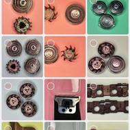 تمیرات ولوازم جانبی انواع ماشین اسلاح شارژی وبرقی