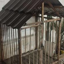 قفس سگ آهنی .