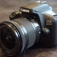 دوربین عکاسی Canon 4000D سالم و تمیز