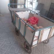 گاری دستی چهار چرخ