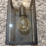 لوستر دیواری بسیار شیک رنگ مشکی با لامپ ادیسونی