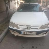 پارس مدل 84 سفید شاسی جلو سالم عقب ترافیکی