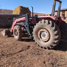 فروش تراکتور 285 مدل 86 دفر فابریک به همراه بیل