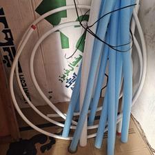 10 متر لوله پنج لایه و 10 عدد عایق