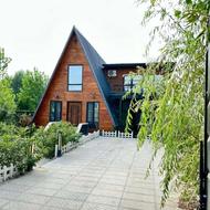 کلبه فنلاندی با جکوزی مدرن لفور