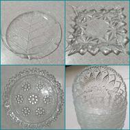 تعدادی ظرف اشپزخانه گلپنبه شکلاتخوری برنجی