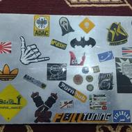 2 تا پلاک تعزینی موتور و دوچرخه