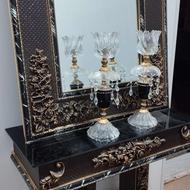 کنسول آینه و شمعدان