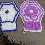 فروش دست بافت لیف باطرحهای مختلف و بادوام و‌اسکاج یوموش