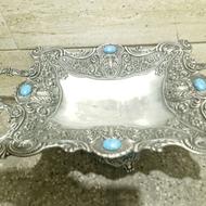 4تیکه طرف نگین ابی سنگین و خوب