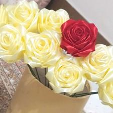 ساخت گل های رز ربانی با زیباترین و با کیفیت ترین