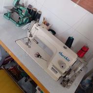 چرخ خیاطی صنعتی راسته دوز کاملا سالم دوخت عالی